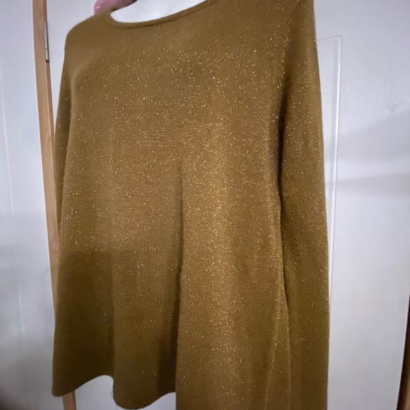 Terry Lewis Sz L Bronze Colored Sweater VGUC ๐๐ - Picture 2 of 10